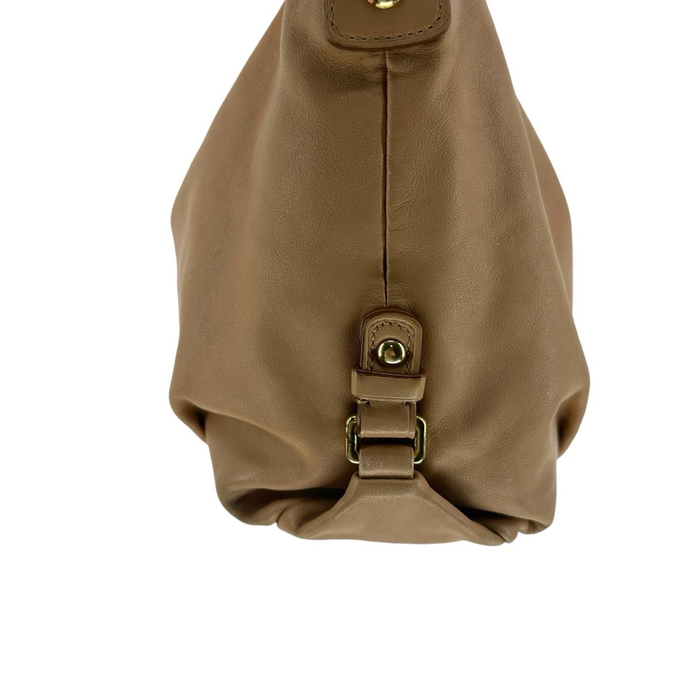 COACH Brooke 14142 Soft Tan Pebbled Leather Hobo Satchel Tote Handbag - Picture 5 of 17
